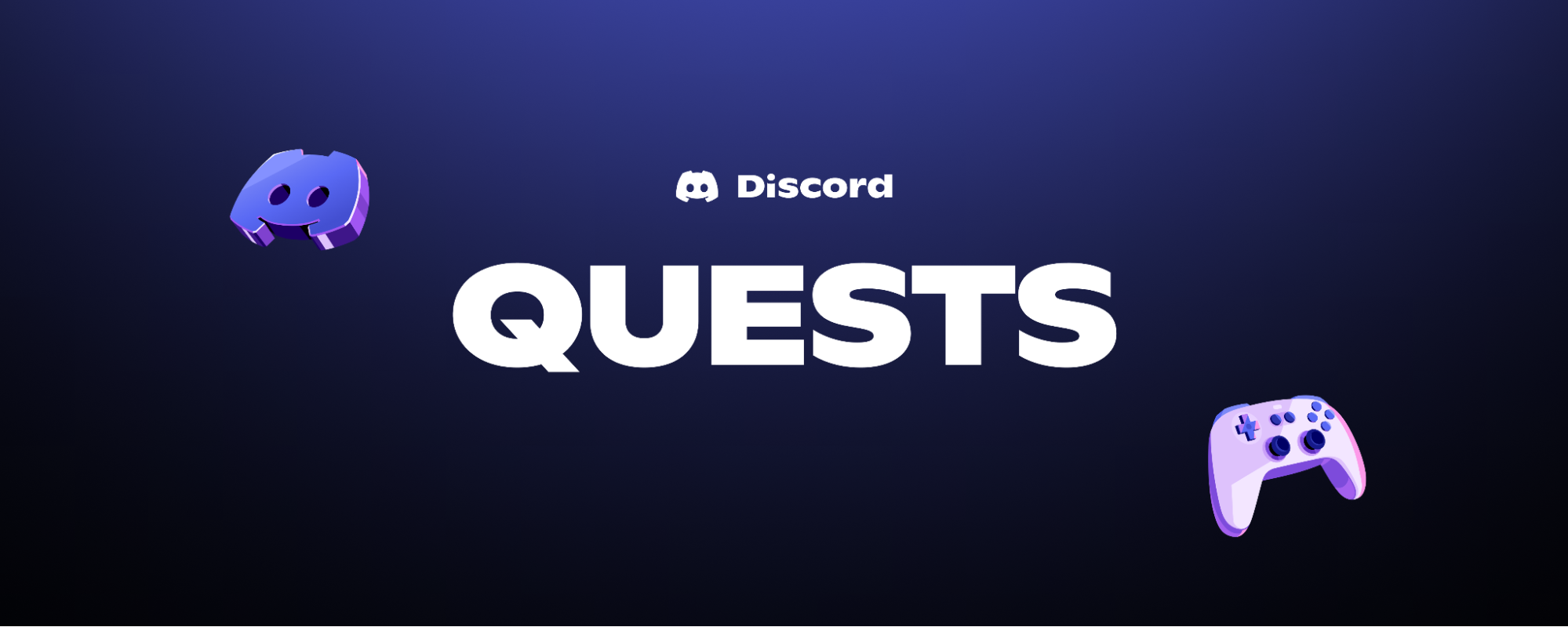 A banner that reads: "Discord Quests." 